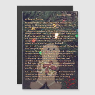 Brev från tomten Pepparkaks Magnetkort 5x7