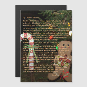 Brev från tomten Pepparkaksgubbe 5x7