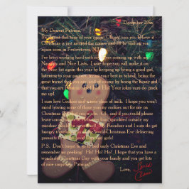 Brev från tomten Pepparkaksgubben Julkort
