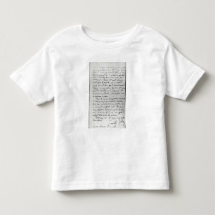 Brev från Zola till Edouard Manet 1868 Tee Shirt