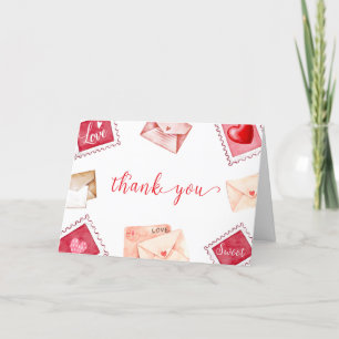 Brev Frimärke, raring Valentine Baby Shower Tack Kort