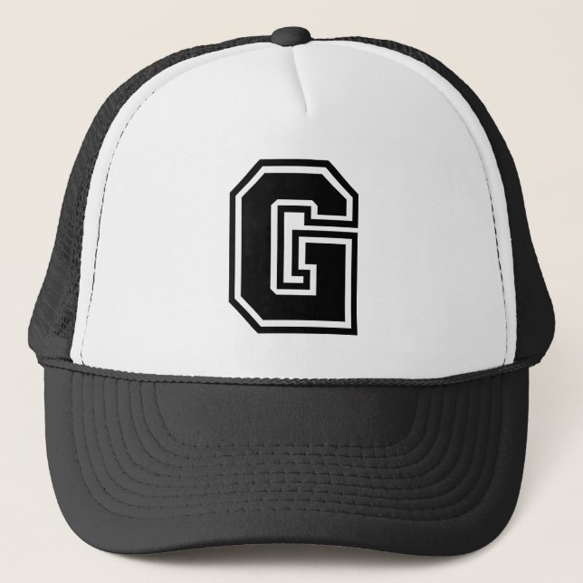 Brev "G" Klassisk Keps (Framsida)