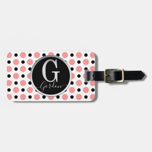 Brev G Luggage Tag Bagagebricka (Horisontell Framsida)