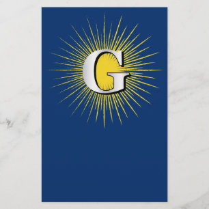 Brev G - masonisk symbol Flygblad
