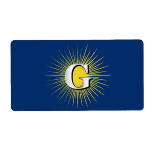 Brev G - masonisk symbol Fraktsedel