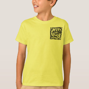 Brev G Medieval Monogram Art nouveau T-shirt