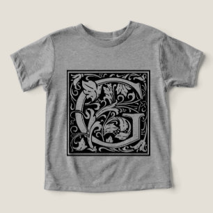 Brev G Medieval Monogram Art nouveau T-shirt