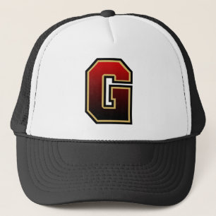 Brev ’G’ monogrammad Truckerkeps