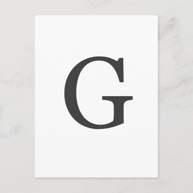 ’brev G’ Vykort (Framsida)