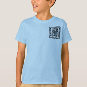 Brev H Medieval Monogram Art nouveau T Shirt