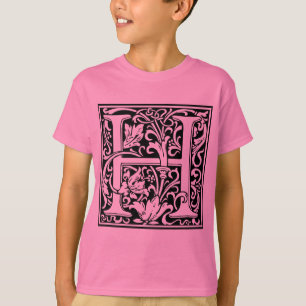 Brev H Medieval Monogram Art nouveau Tröja
