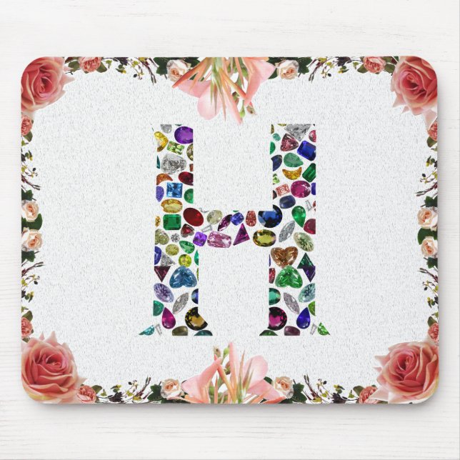 Brev H Monogram Musmatta (Framsidan)