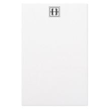 Brev H Monogram Stationery