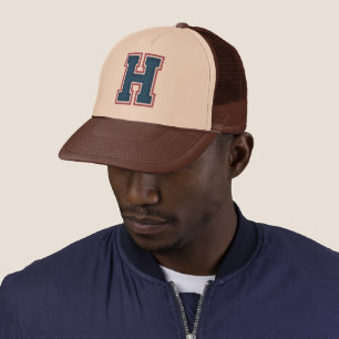 Brev ’H’ Monogram Truckerkeps