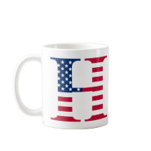 Brev H Patriotic Mugg