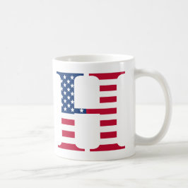 Brev H Patriotic Mugg
