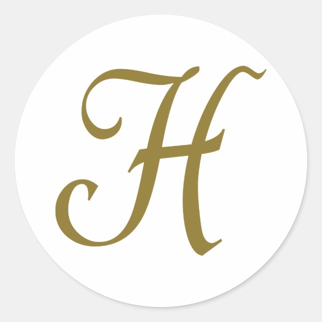 BREV H RUNT KLISTERMÄRKE (Framsida)