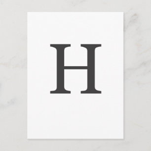 "brev H" Vykort