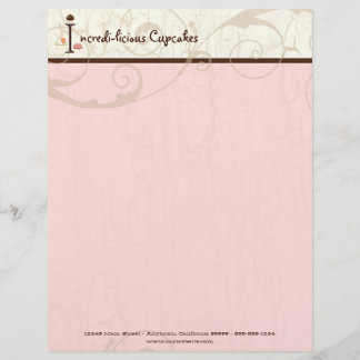 Brev I Cupkaka Business Letterhead Brevhuvud