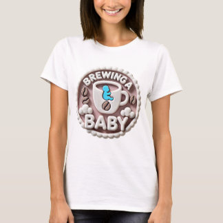 Brev i ett meddelande från Baby - Kaffe Thmet T Shirt