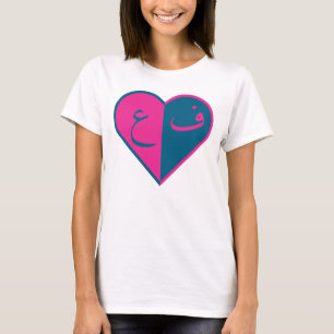 Brev i hjärtat t shirt