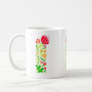 Brev I i Flowers Coffee Mugg