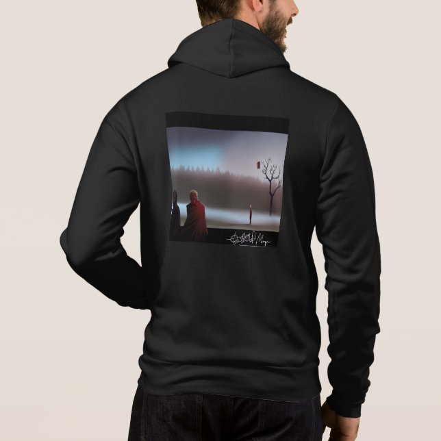 Brev i Marque - Zipping Hoodie Manar T Shirt (Baksida)