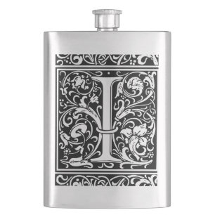Brev I Medieval Monogram Art nouveau Fickplunta