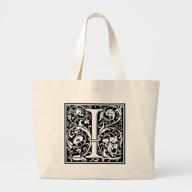 Brev I Medieval Monogram Art nouveau Jumbo Tygkasse (Framsidan)