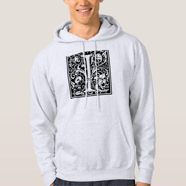 Brev I Medieval Monogram Art nouveau Munkjacka (Framsida)