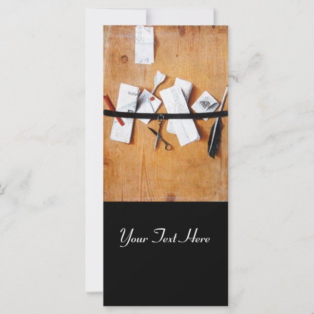 BREV INNEHAVARE I TROD MONOGRAM, svart, vitt, (Framsida)