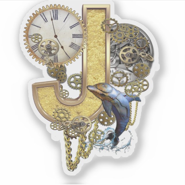 Brev J Birthday-anpassning - etikett (Framsida)