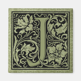 Brev J First Brev Monogram Magnet