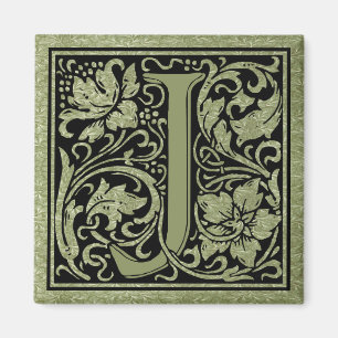 Brev J First Brev Monogram Magnet