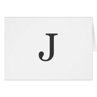 "brev J ", Hälsningskort