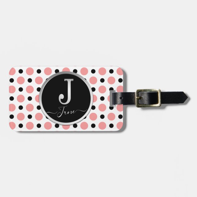Brev J Luggage Tag Bagagebricka (Horisontell Framsida)