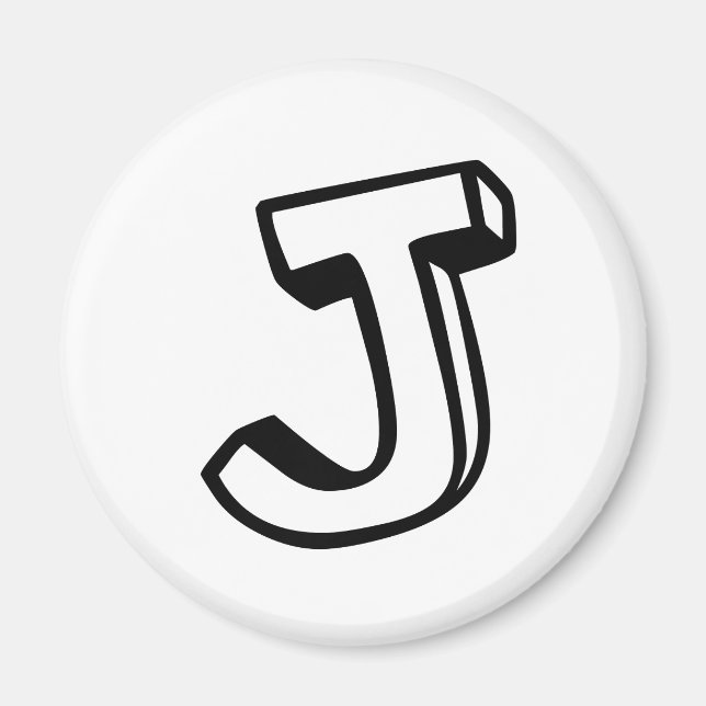 BREV J MAGNET (Framsidan)
