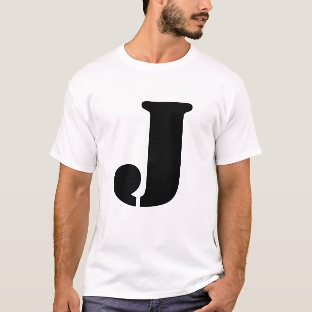 Brev J T-shirt (Framsida)