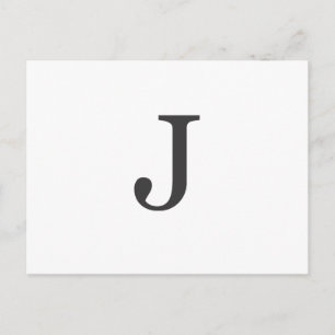 "brev J" Vykort
