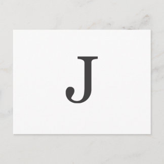 "brev J" Vykort