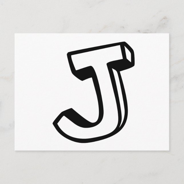 Brev J Vykort (Framsida)