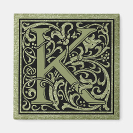 Brev K First Brev Monogram Magnet