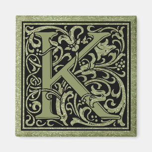 Brev K First Brev Monogram Magnet