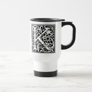 Brev K Medieval Monogram Art nouveau Resemugg