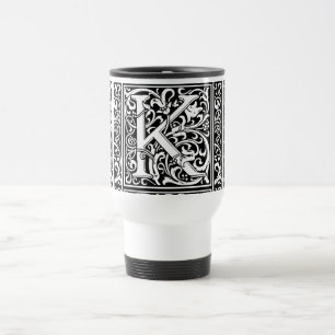 Brev K Medieval Monogram Art nouveau Resemugg