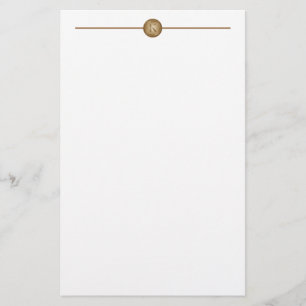 ’Brev K’ Monogram Brevpapper