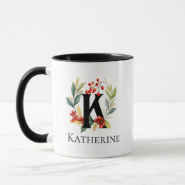 Brev K Monogram jul - berry Wandeandan Mugg