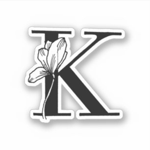 Brev K - Sticker Ro Klistermärken