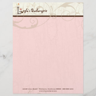 Brev L Cupkaka Business Letterhead Brevhuvud