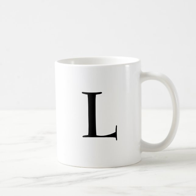 "Brev L ", Kaffemugg (Höger)